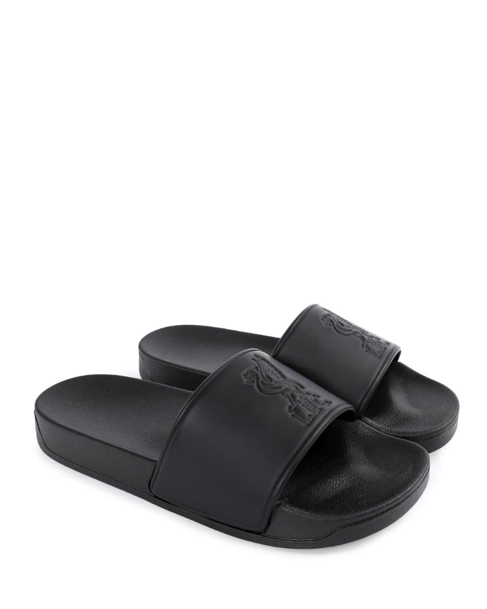 LFC Juniors Sliders Black - Image 1