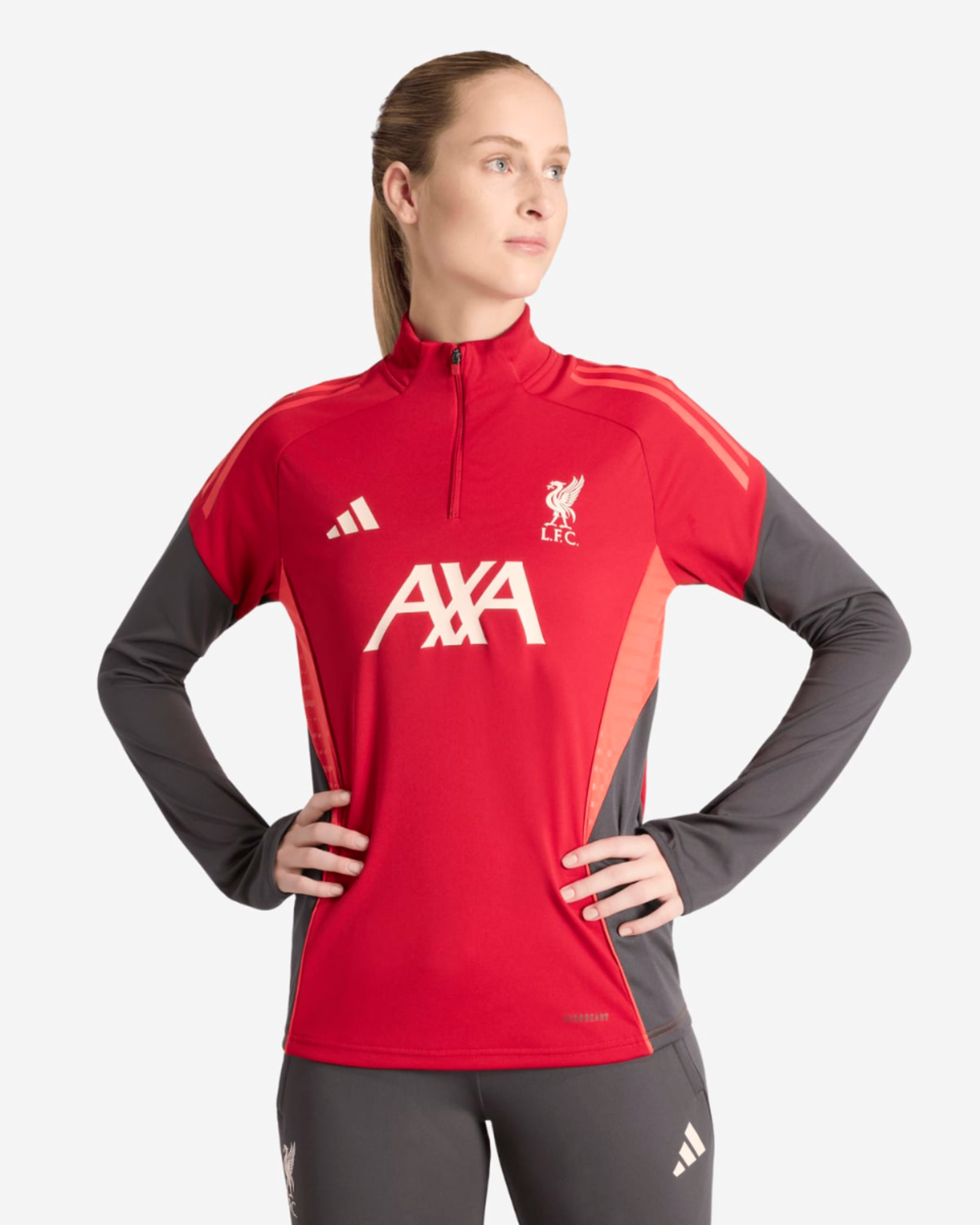 เสื้อเทรนนิ่งผู้หญิง 25/26 รุ่น LFC adidas สีแดง - Image 1