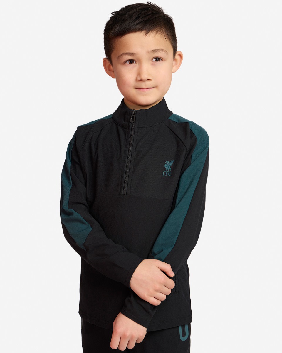 LFC Juniors Zip Through Top Black - Image 1