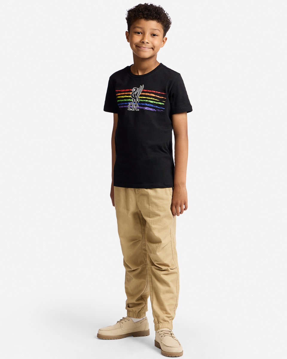 T-shirt Liverbird Pride du LFC Junior, noir - Image 4