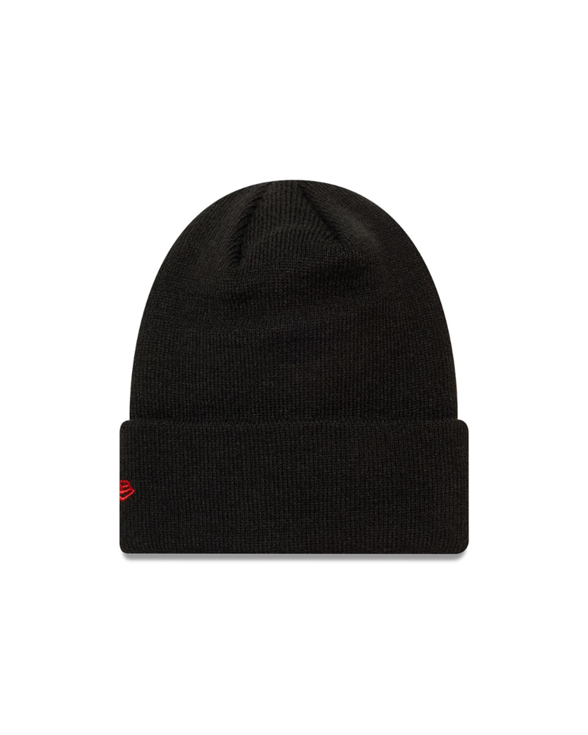 LFC New Era Kids YNWA หมวกถักผ้าพันคอย สีดำและสีแดง - Image 2