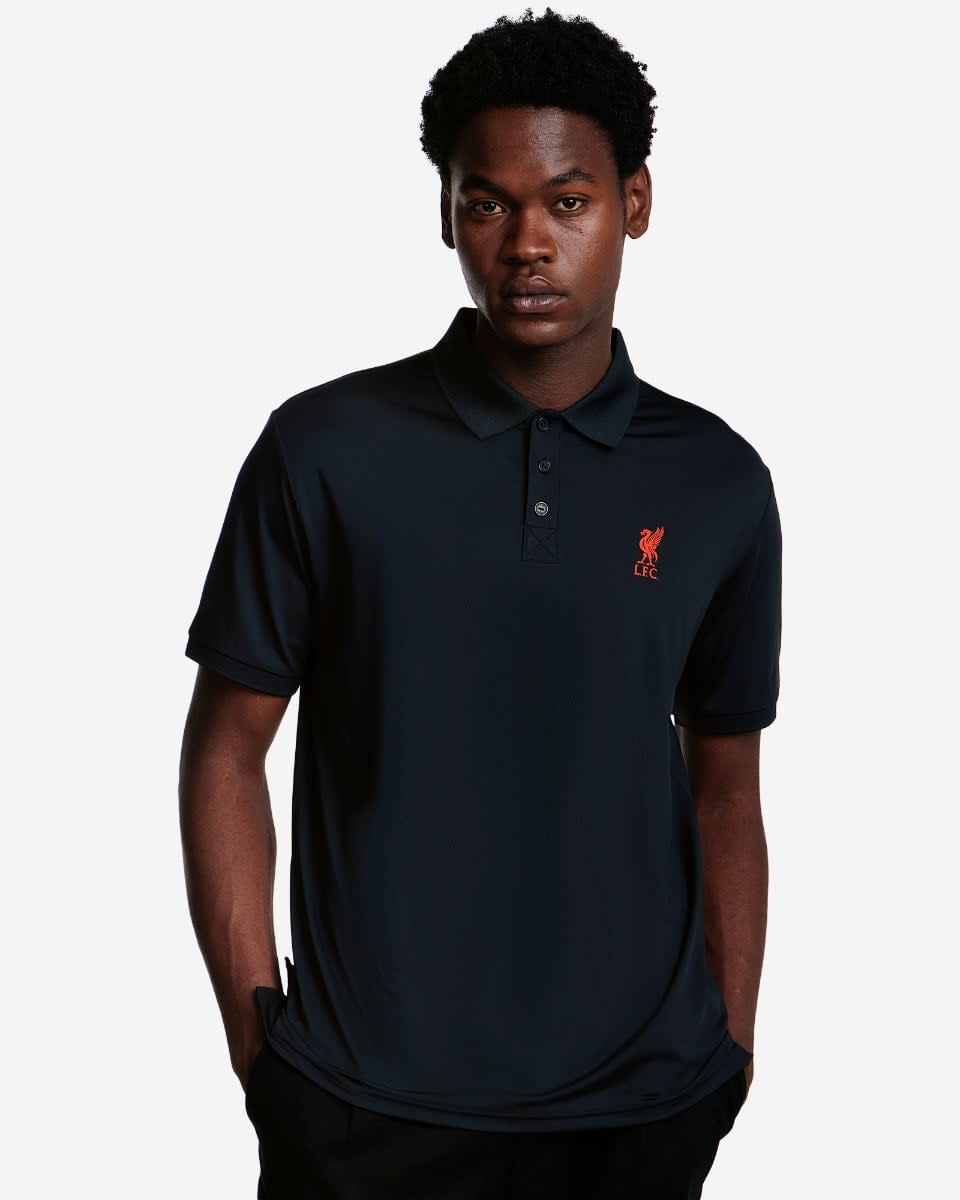 LFC Poly Poly Herren Poloshirt Schwarz - Image 1