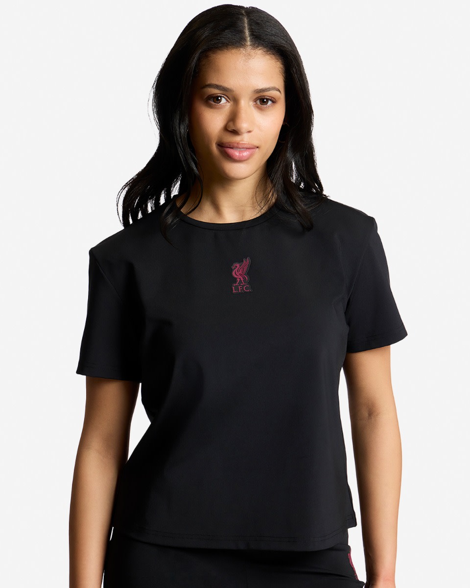 LFC Badge Tee til Kvinder Sort - Image 3