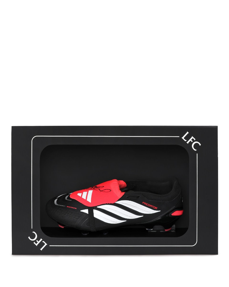 Von LFC signierter Gerrard Adidas-Stiefel - Image 1