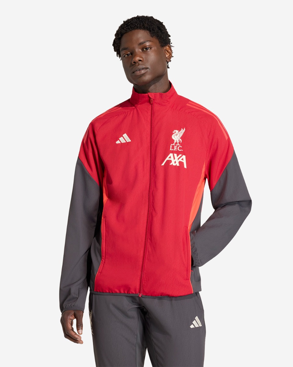 LFC adidas Mens 25/26 Training Jacket Red - Image 1