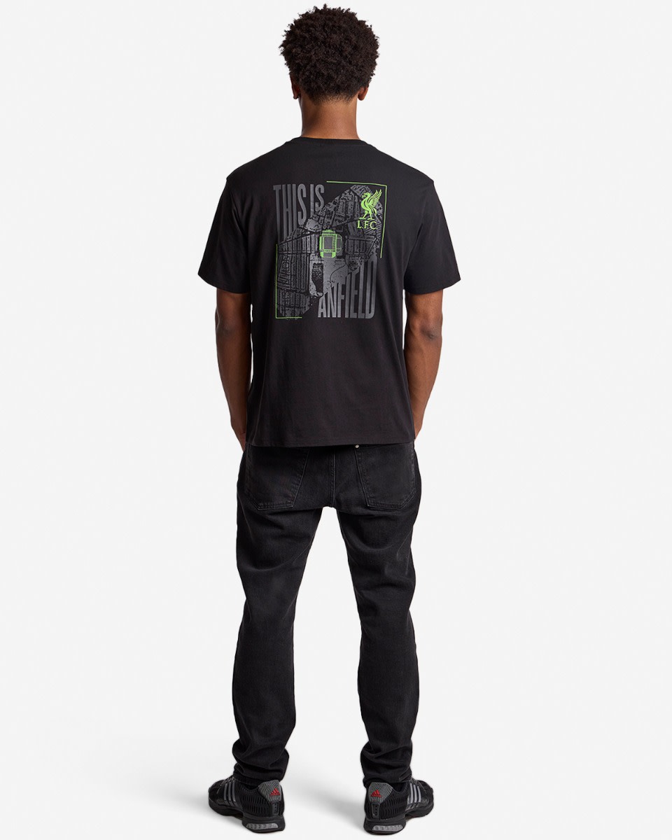 LFC Mens Anfield Tee Black - Image 3