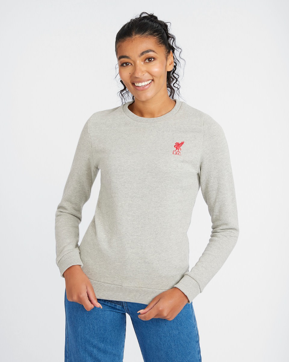 LFC Sweatshirt med rund hals til kvinder Grå - Image 4