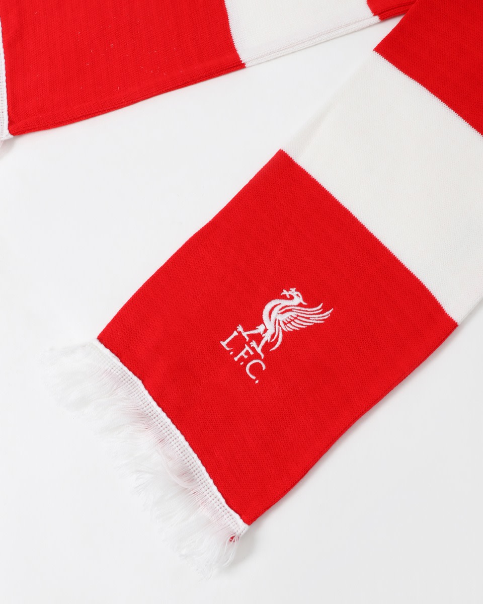 LFC Bar Scarf Red & White - Image 2