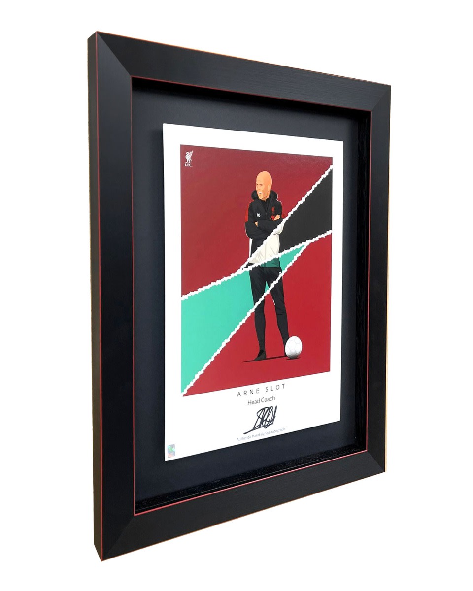 LFC Signert Arne Slot Print - Image 2