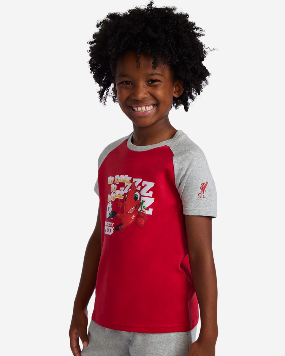 LFC Mighty Red Kort pyjamasset för spädbarn - Image 4