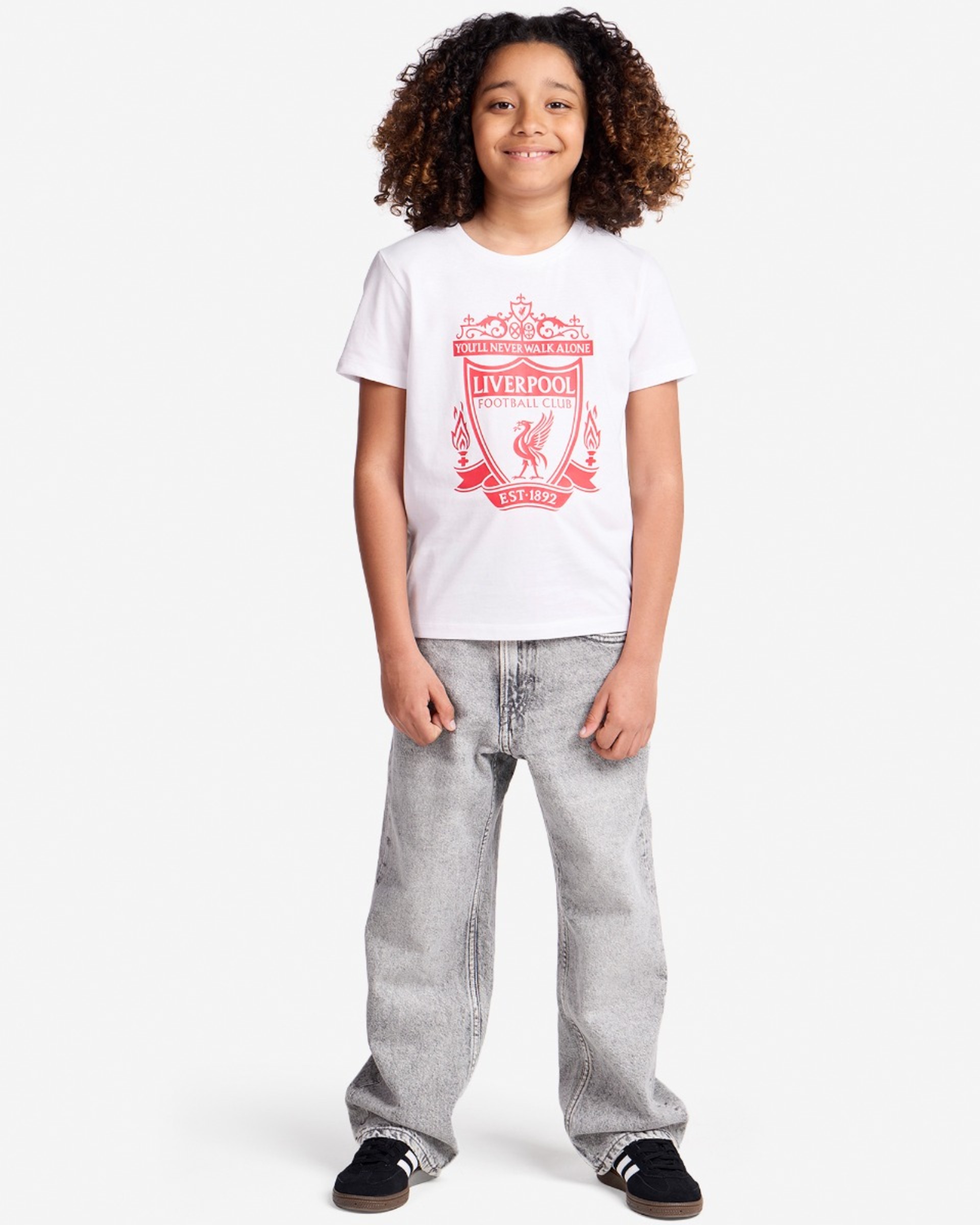 T-shirt LFC Juniors Crest blanc - Image 4