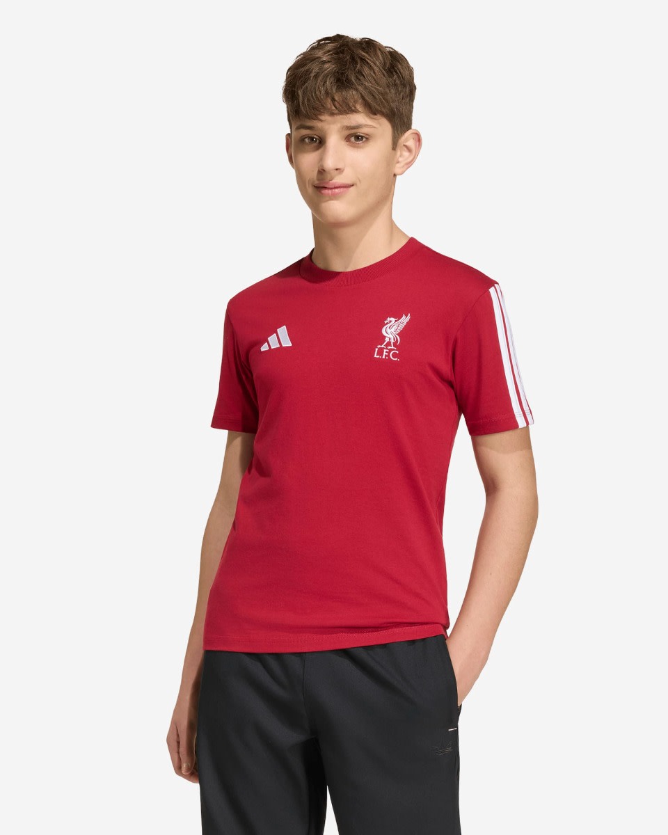 LFC adidas Youth 26/27 DNA Tee Active Maroon - Image 1