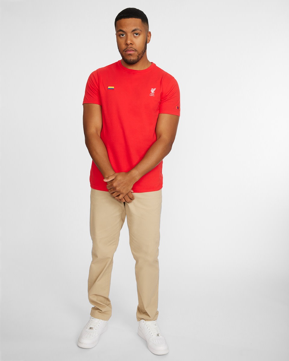 LFC Mens Colombia Tee Red - Image 3