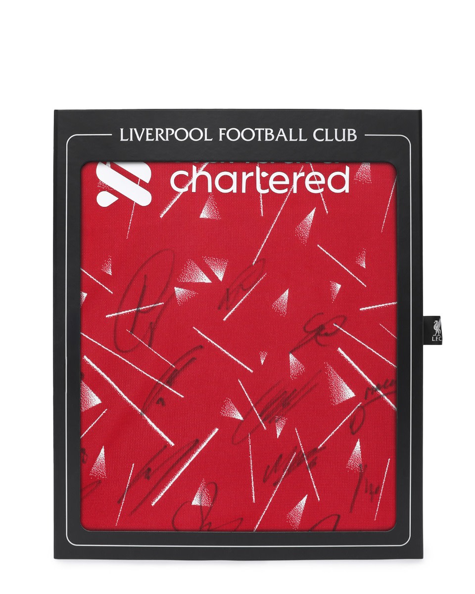 LFC Signed 26/27 Squad Boxed Home Shirt - Image 1