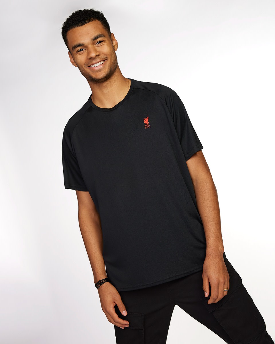 LFC Mens Raglan Tee Black - Image 2