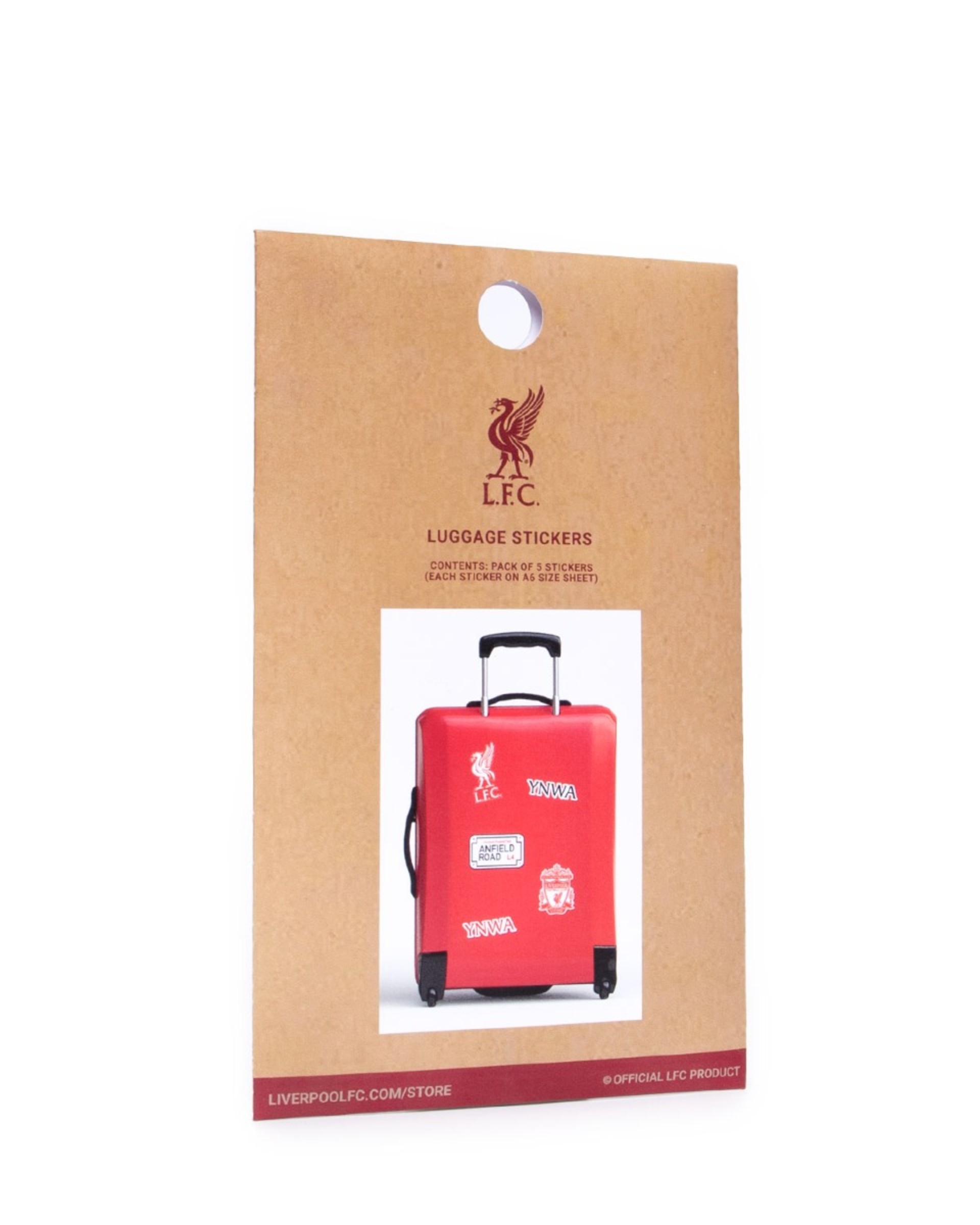 Set de pegatinas para equipaje LFC - Image 1
