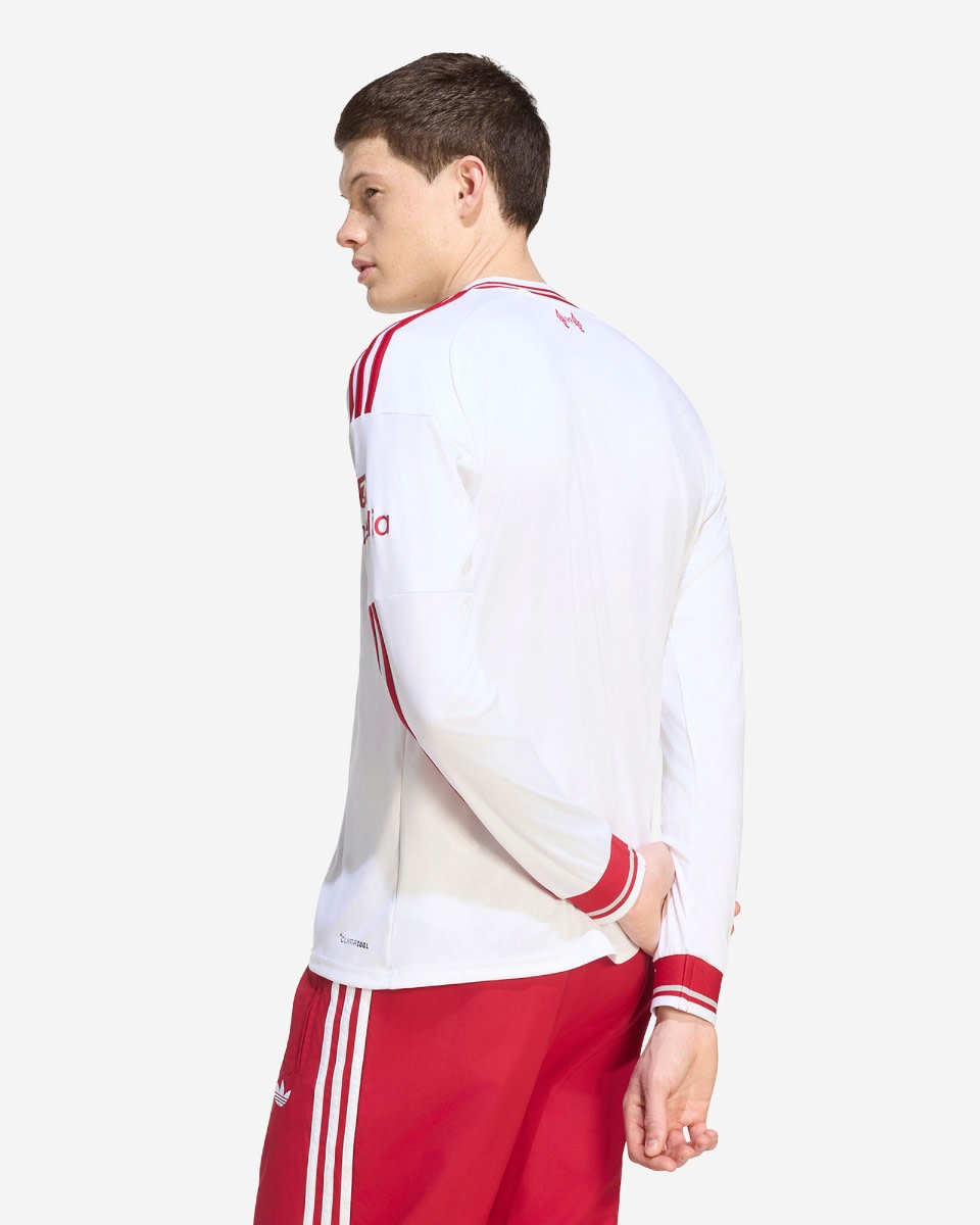 LFC adidas Mens 26/27 Long Sleeve Away Jersey - Image 2