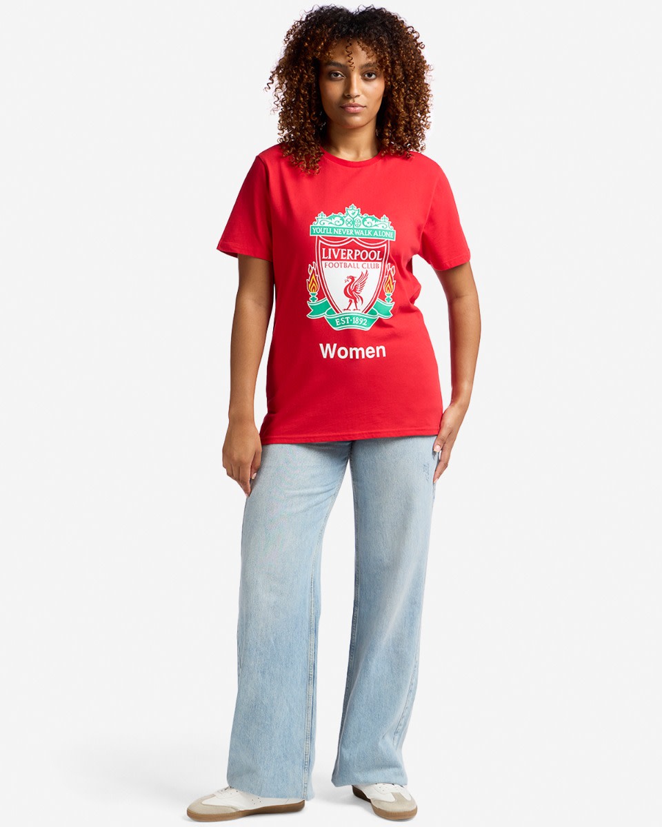 LFCW Adults Crest Tee Röd - Image 3