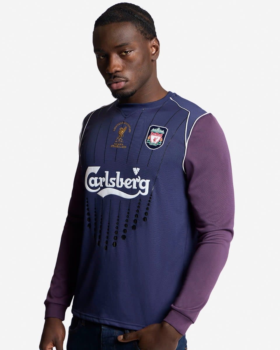 LFC Mens Retro 2005 Istanbul Long Sleeve Goalkeeper Jersey - Image 3