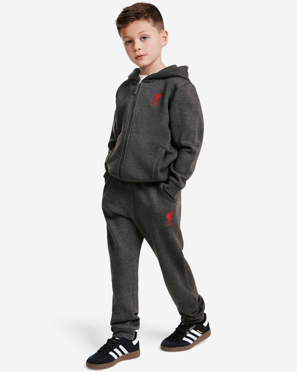 LFC Infants Zip Through Jog Set Charcoal - Image 1