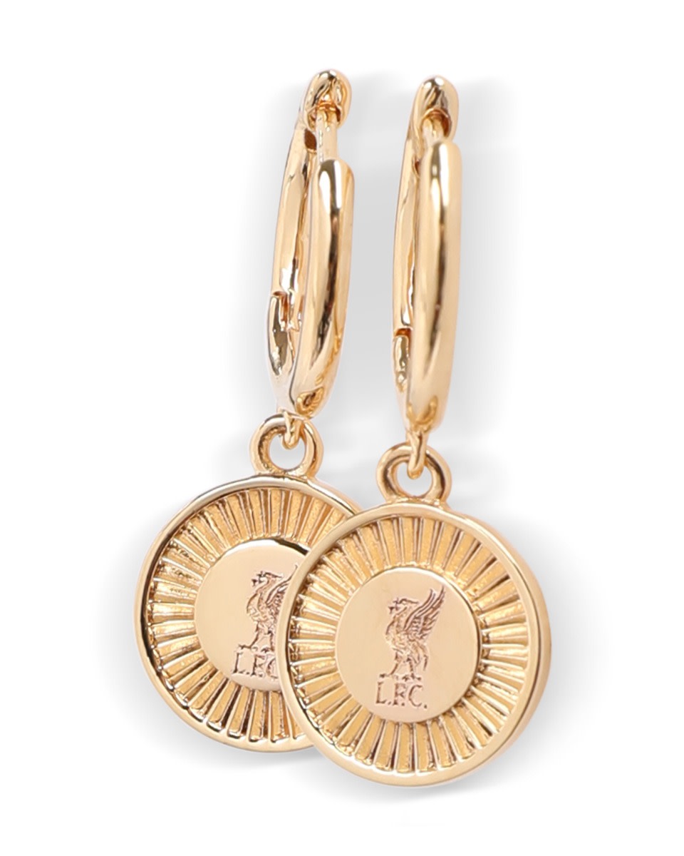 LFC Gold Plated Huggie Earrings - Image 1