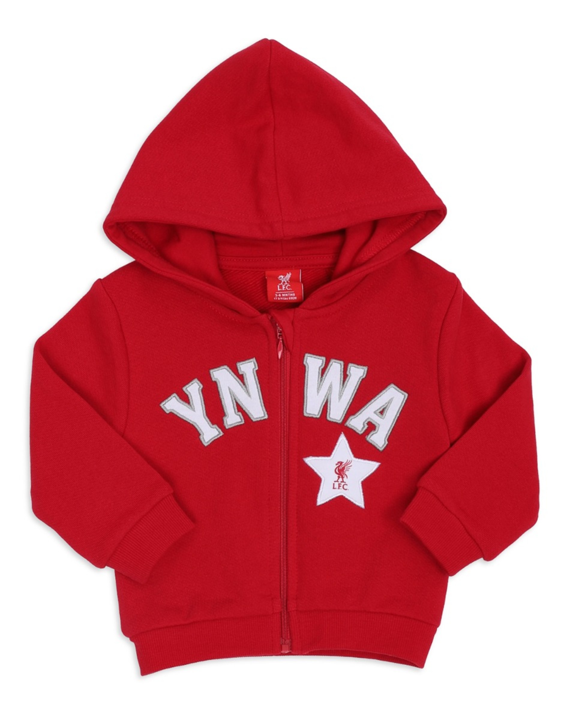 LFC Baby-Hoodie mit durchgehendem Reißverschluss Rot - Image 1