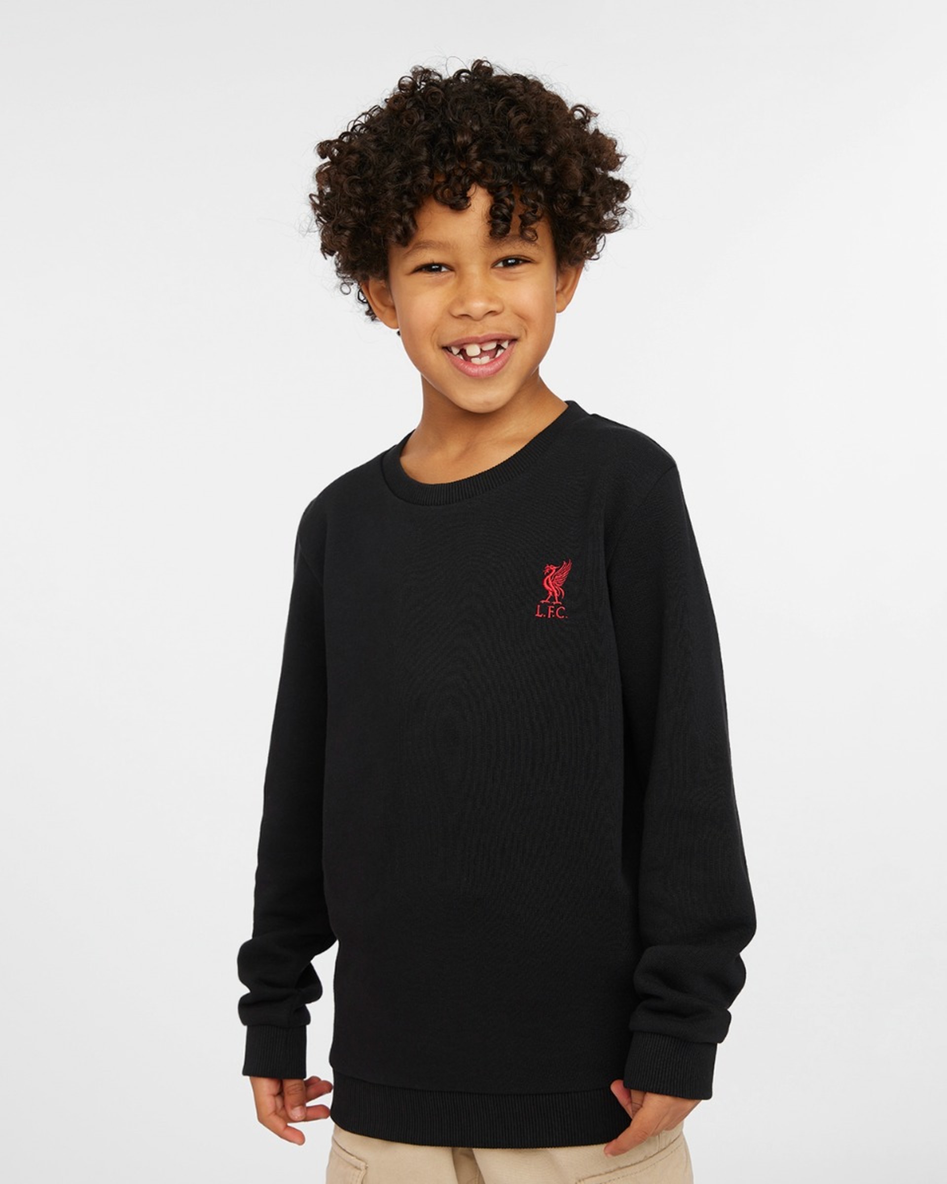 LFC Junior Sweatshirt med rund hals sort - Image 2
