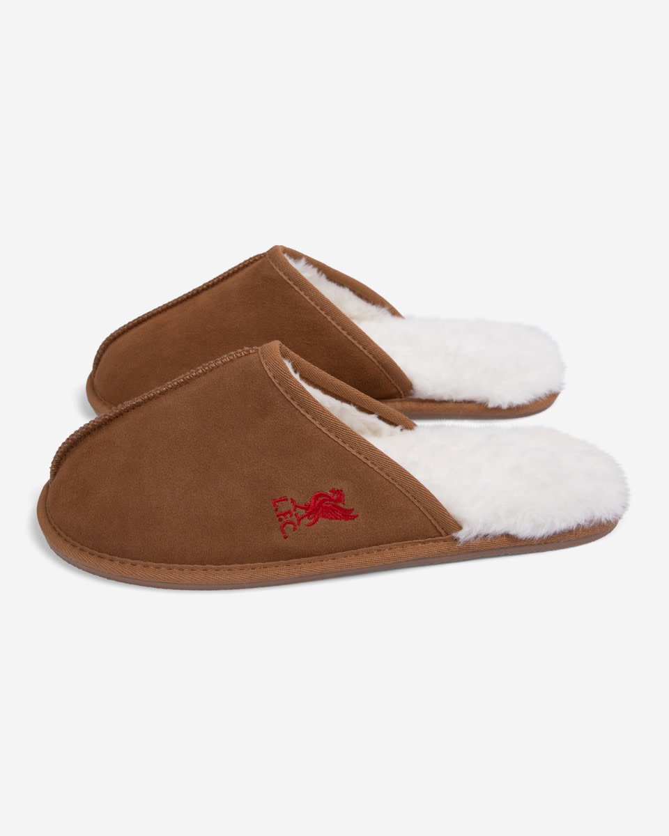 LFC Mens Suede Mule Slippers - Image 1