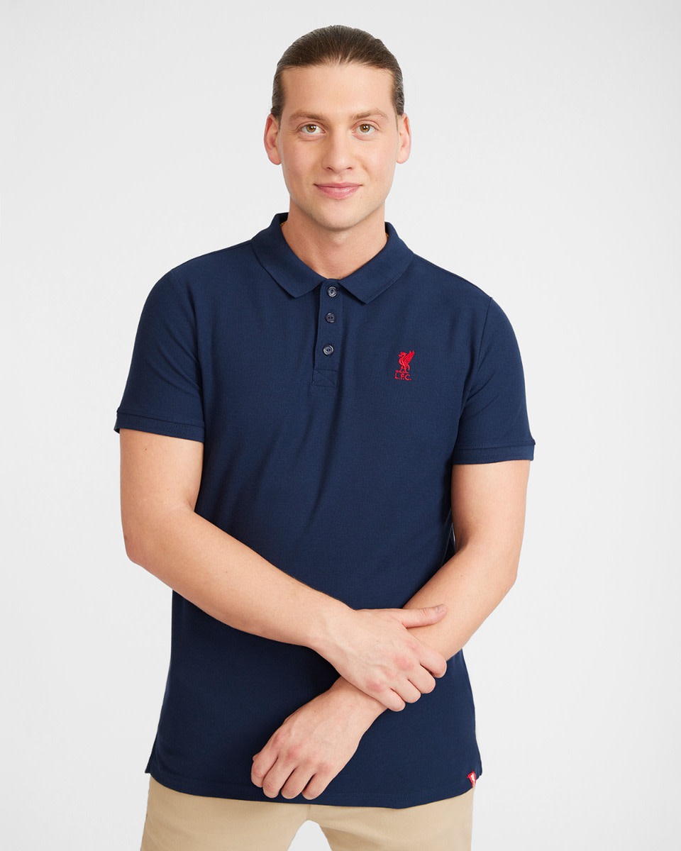 LFC Mens Conninsby Polo Navy - Image 2