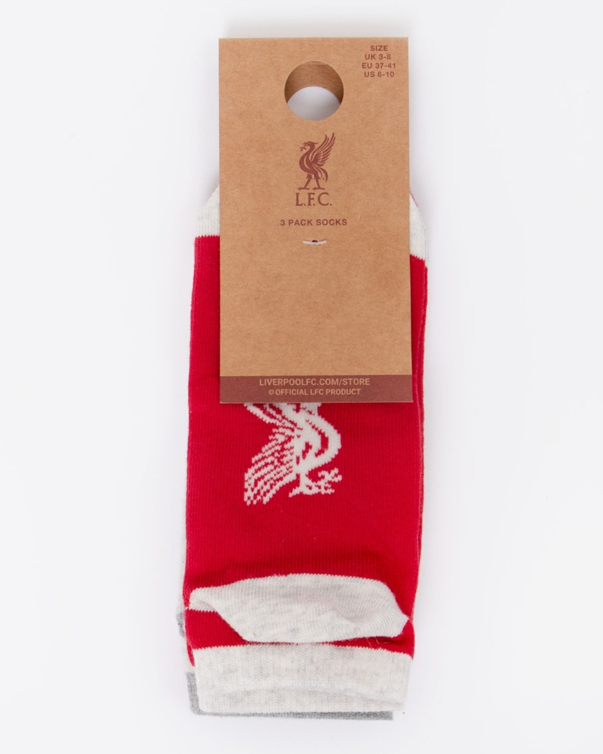 ถุงเท้าเทรนเนอร์ดีไซน์ผู้หญิง 3pk LFC - Image 2