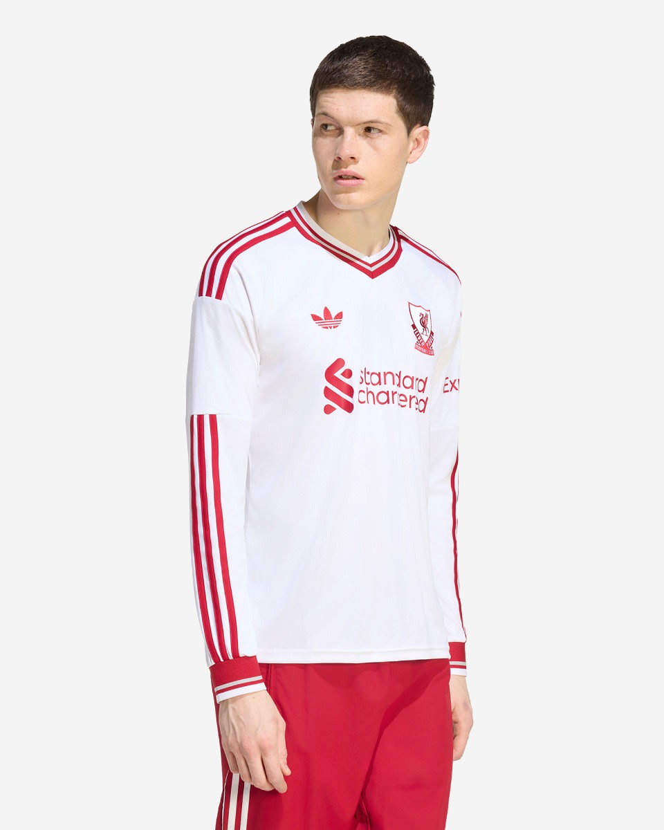 LFC adidas Mens 26/27 Long Sleeve Away Jersey - Image 1
