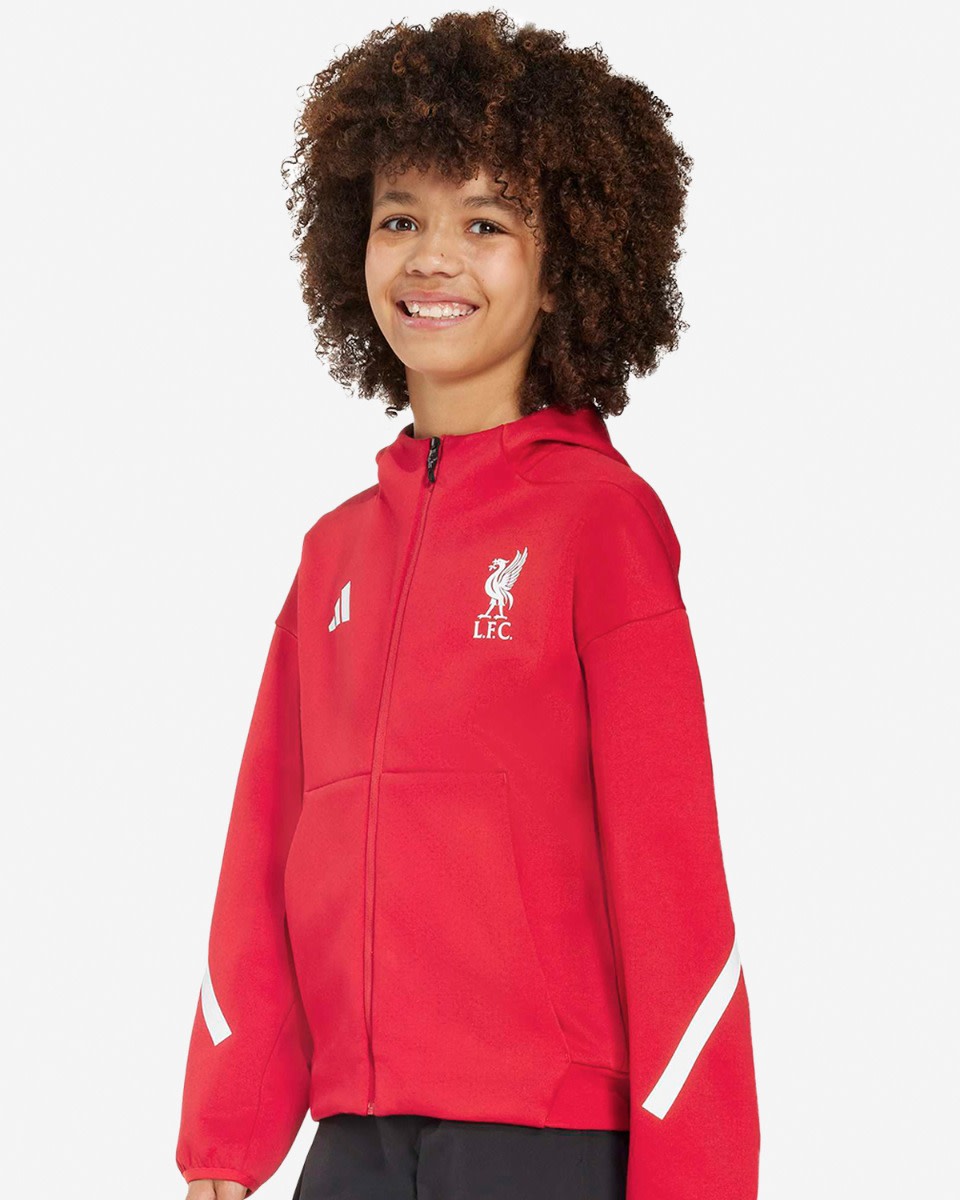 LFC adidas Kids 25/26 Home Anthem Jacket - Image 3