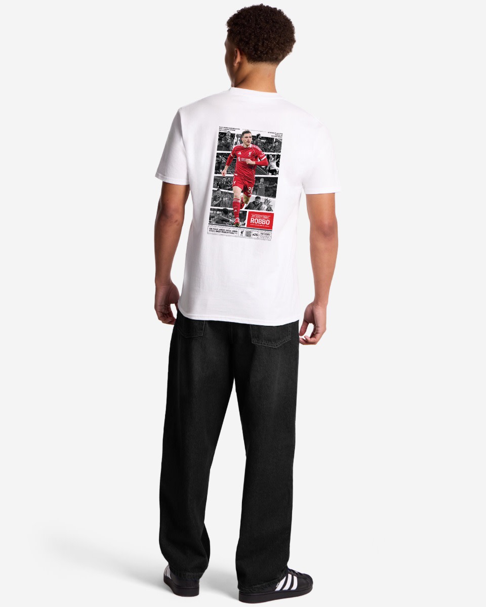 LFC 大人用ロバートソンモンタージュ T シャツホワイト - Image 3