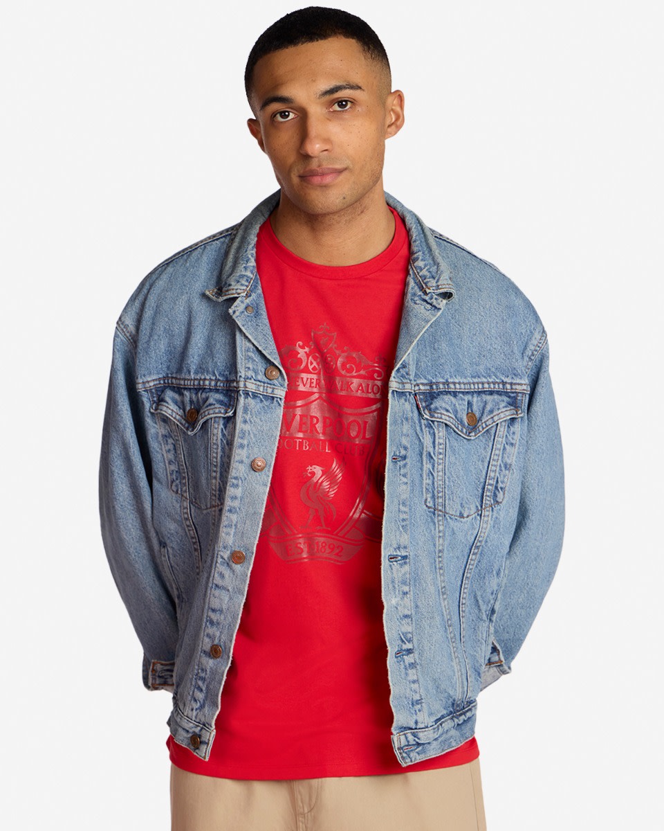 LFC Mens Crest Tee Red - Image 2