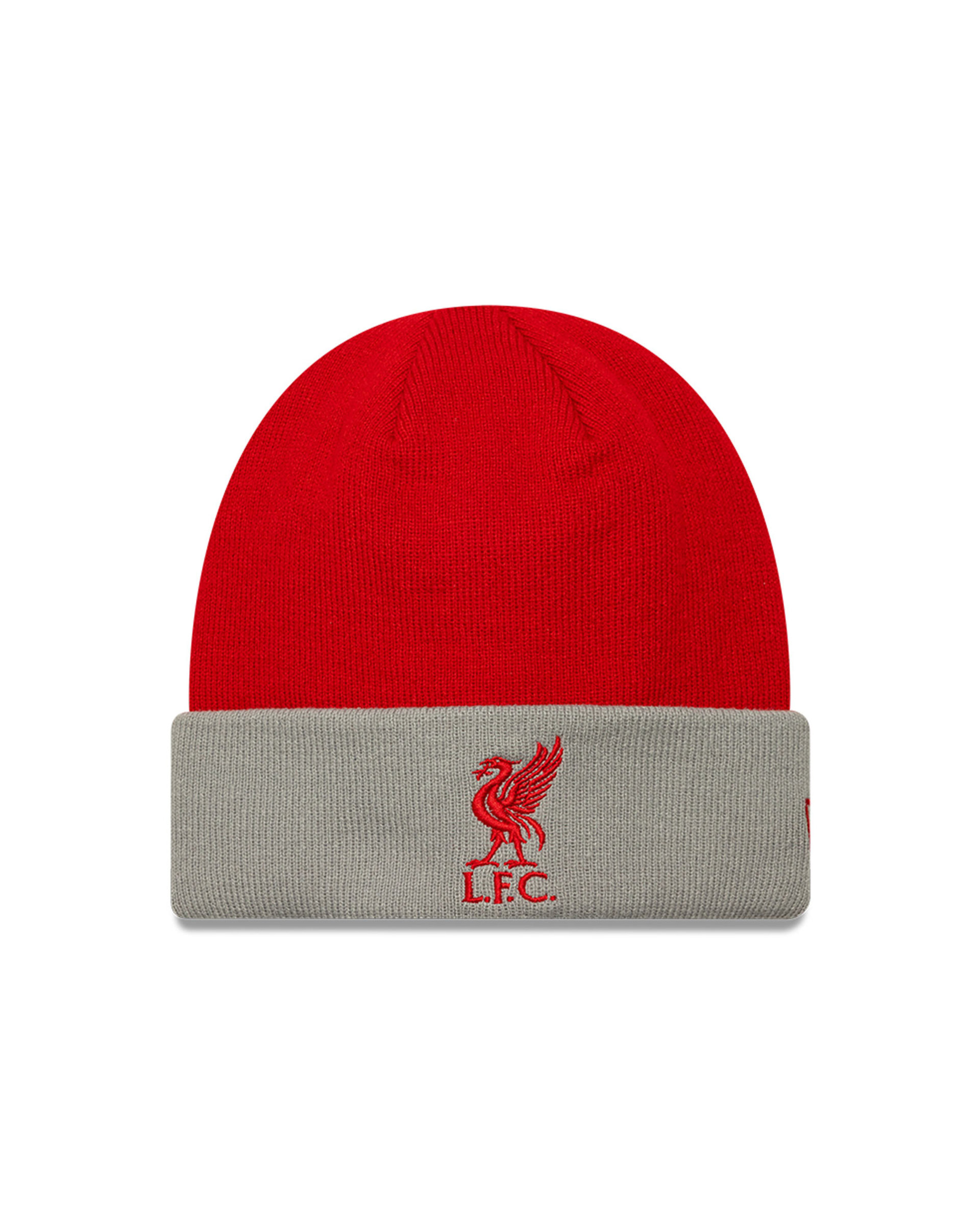 Gorro LFC New Era con puños en contraste para adultos, rojo - Image 1