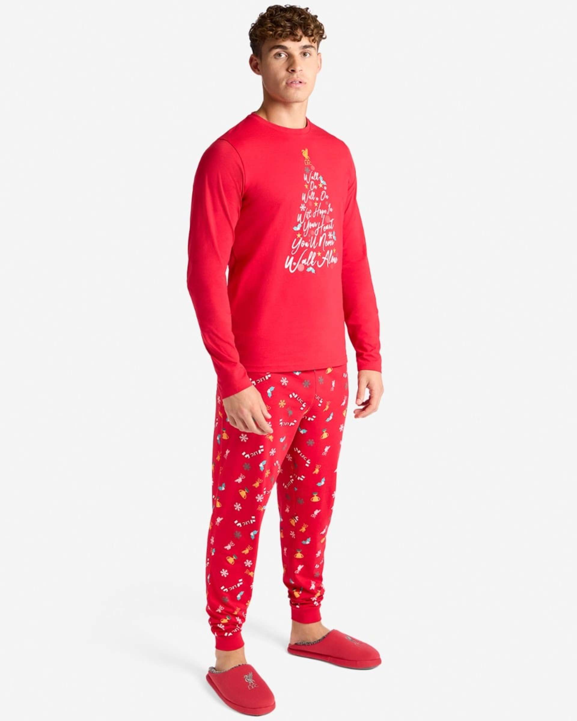 LFC Weihnachts-Pyjama für Herren, Rot - Image 3