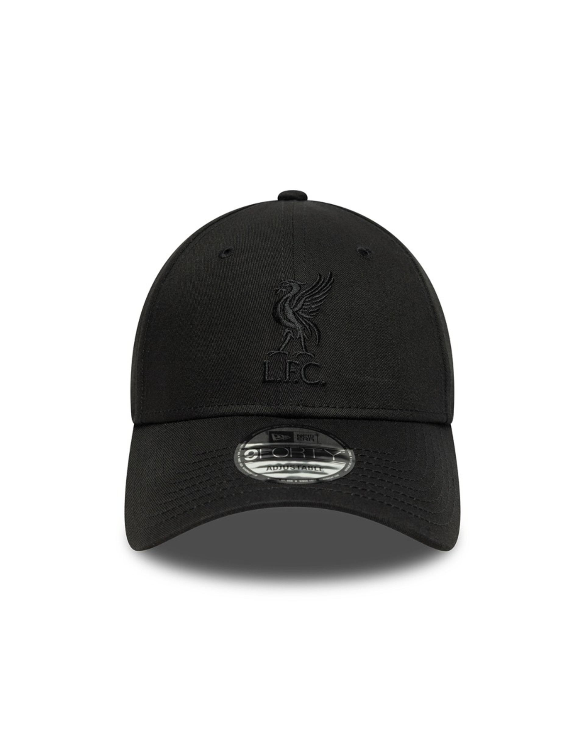 LFC New Era 9FORTY verstellbare Kappe, schwarz auf schwarz - Image 4