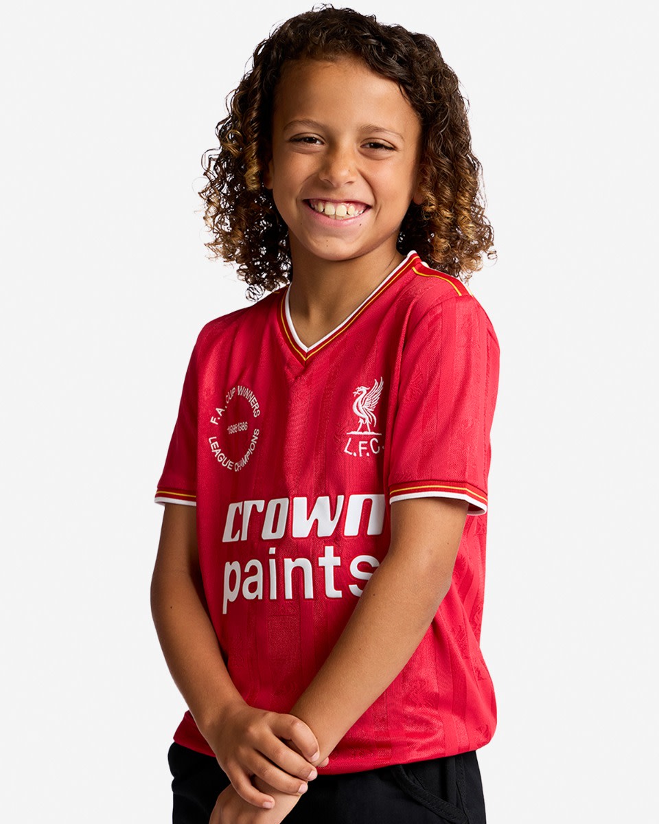 LFC Retro Junior 1986 Home Shirt - Image 1