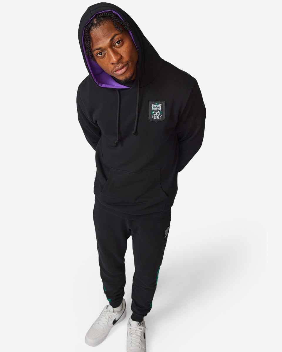 LFC 95 Mens Graphic Hoody Black - Image 3