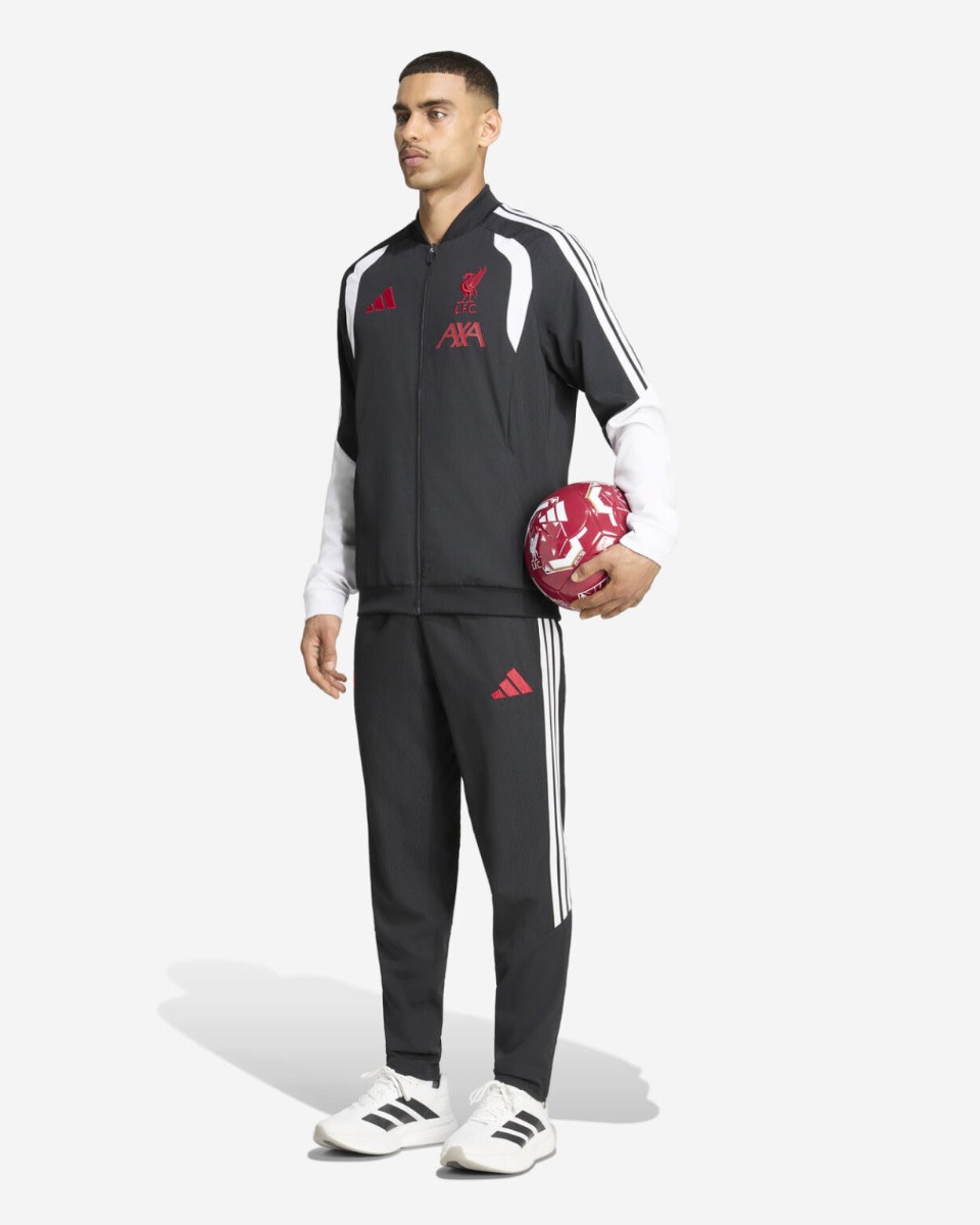 LFC アディダスメンズ 26/27 Tiro プレゼンテーションジャケットブラック - Image 4