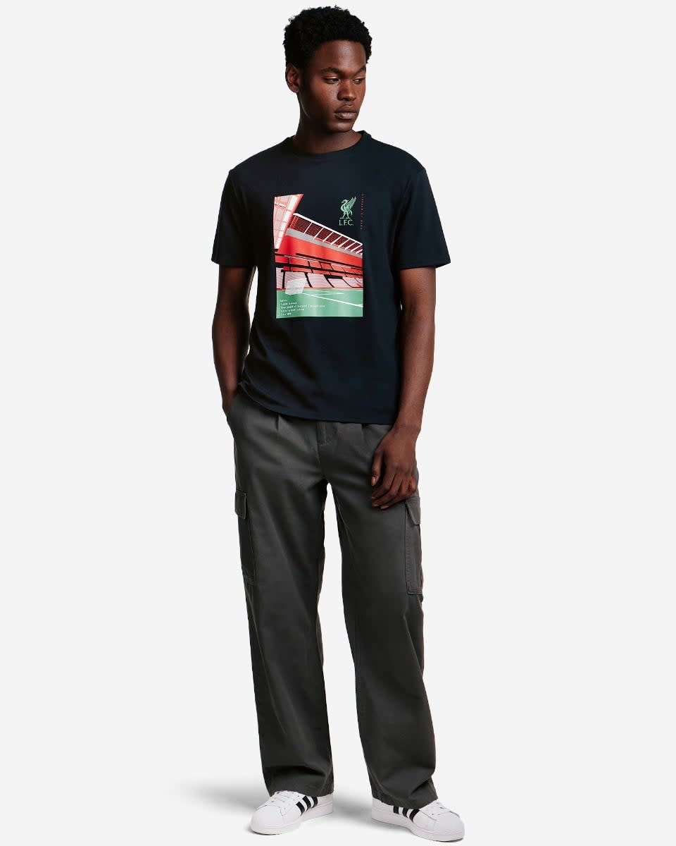 Camiseta LFC Anfield Ground para hombre, color negro - Image 1