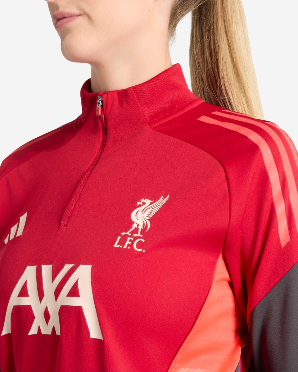 LFC adidas Womens 25/26 Training Top Red - Image 4