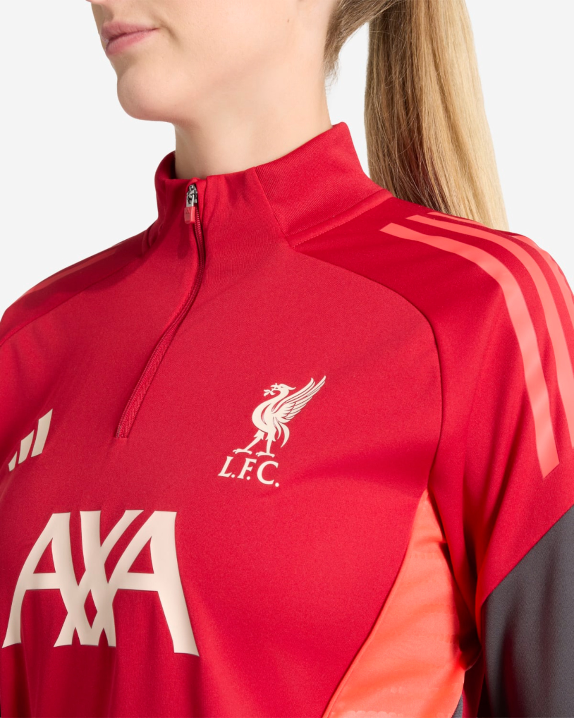 เสื้อเทรนนิ่งผู้หญิง 25/26 รุ่น LFC adidas สีแดง - Image 4