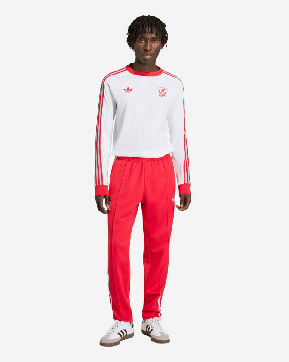LFC adidas Originals Long Sleeve Tee White - Image 3