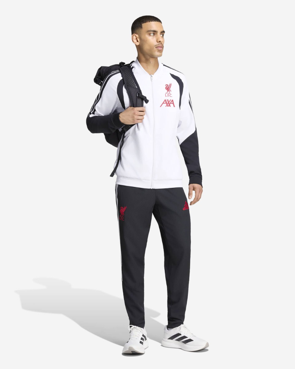 LFC adidas Mens 26/27 Tiro Presentation Jacket Dash Grey - Image 4