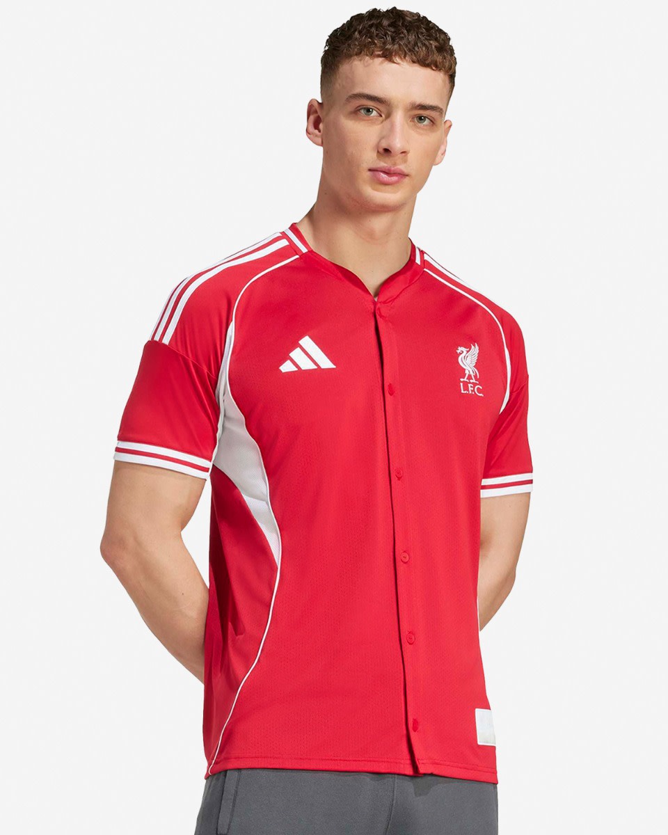 LFC adidas Mens 25/26 US Pack Shirt Red - Image 4