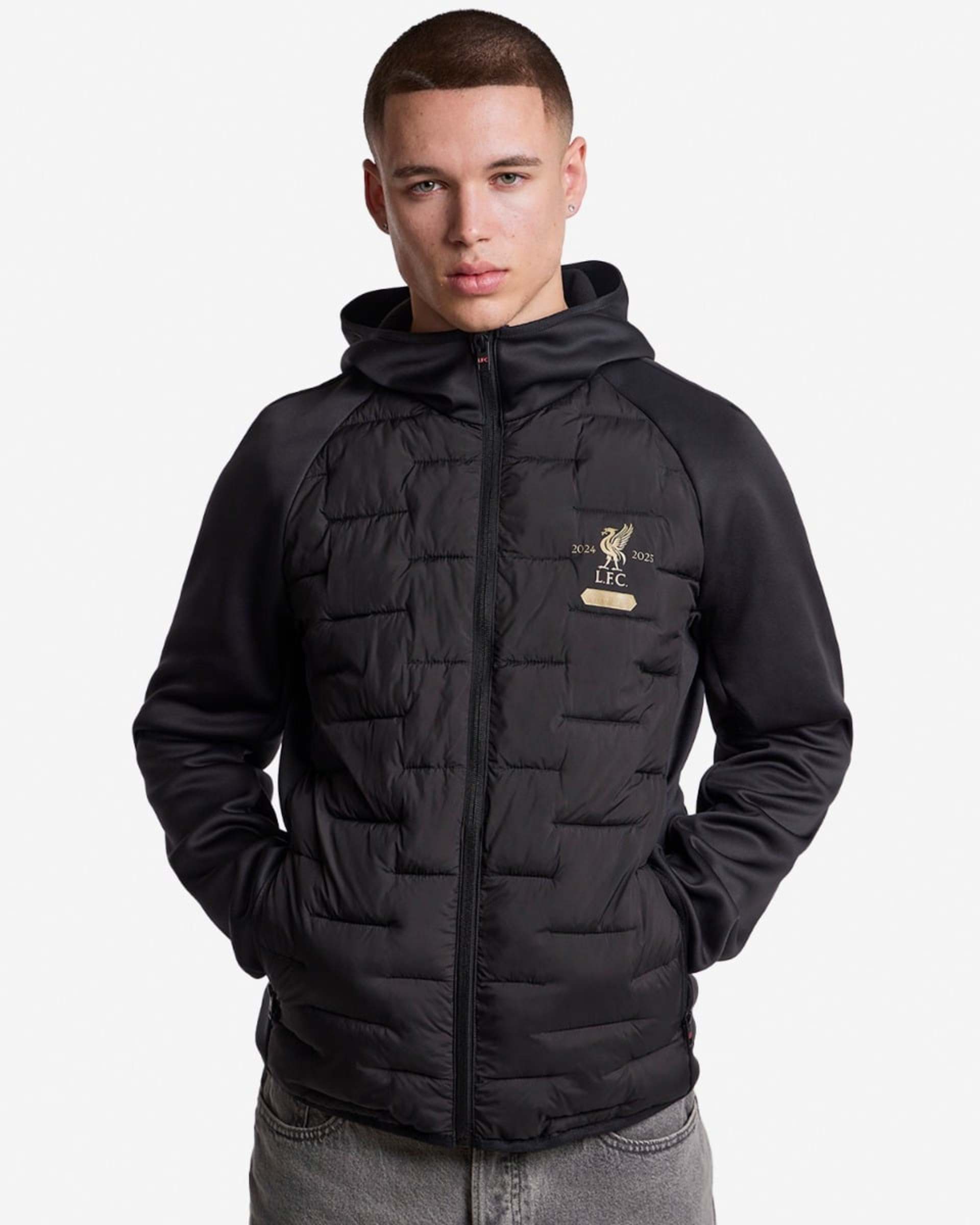 LFC Champions Hybrid-Jacke für Herren, Schwarz - Image 1