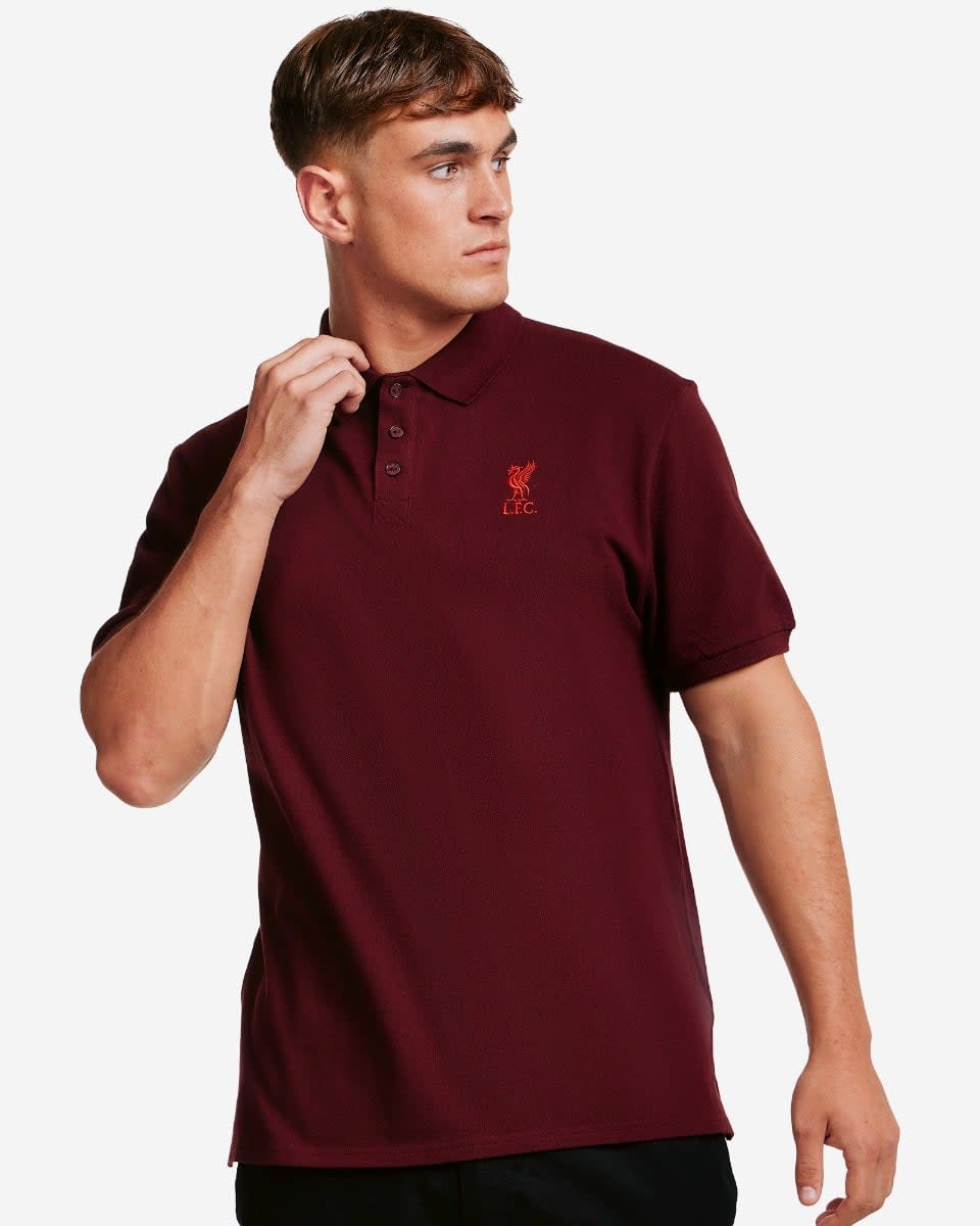 LFC メンズコニンズビーポロシャツダークレッド - Image 1