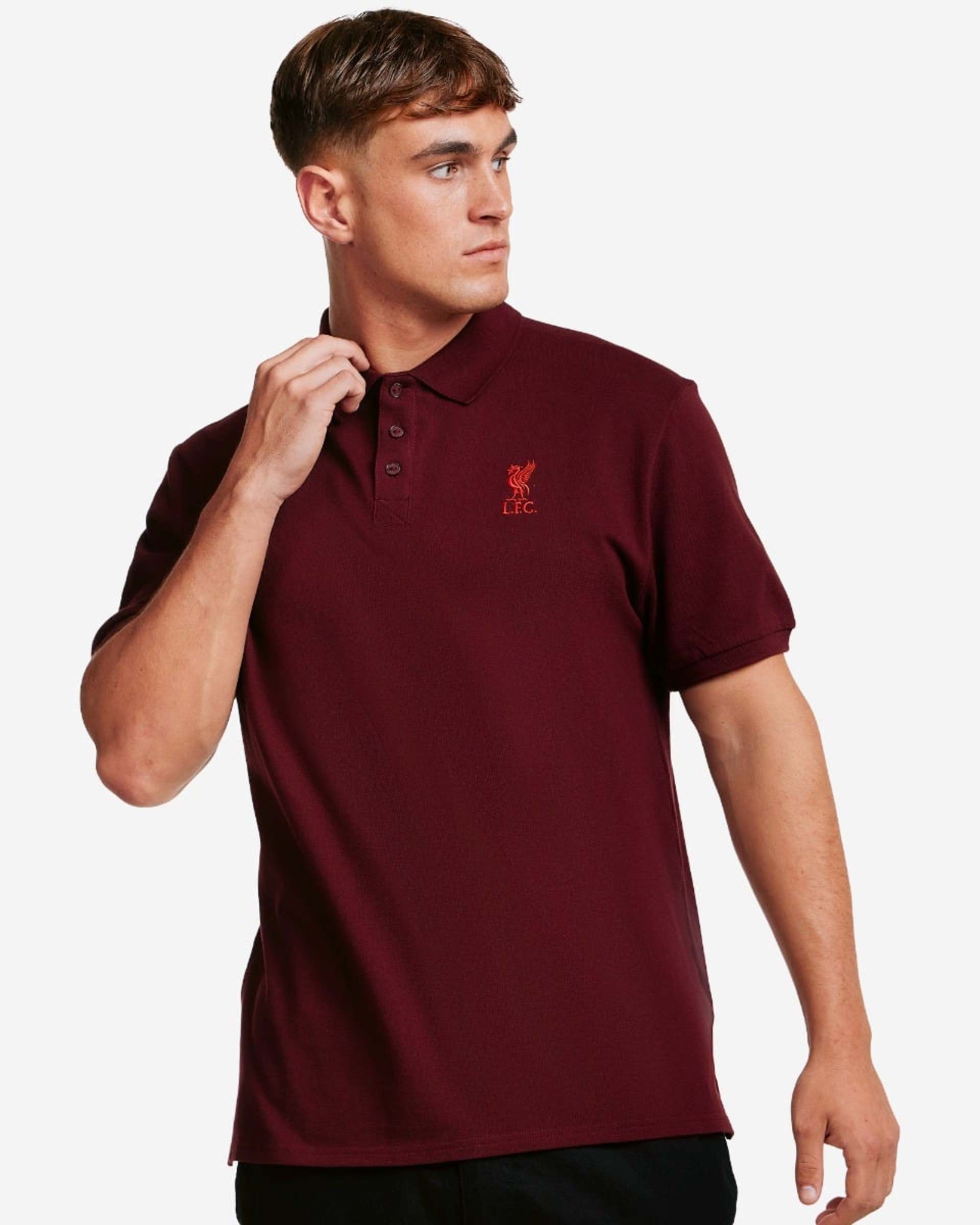 LFC Conninsby Polo für Herren, Dunkelrot - Image 1