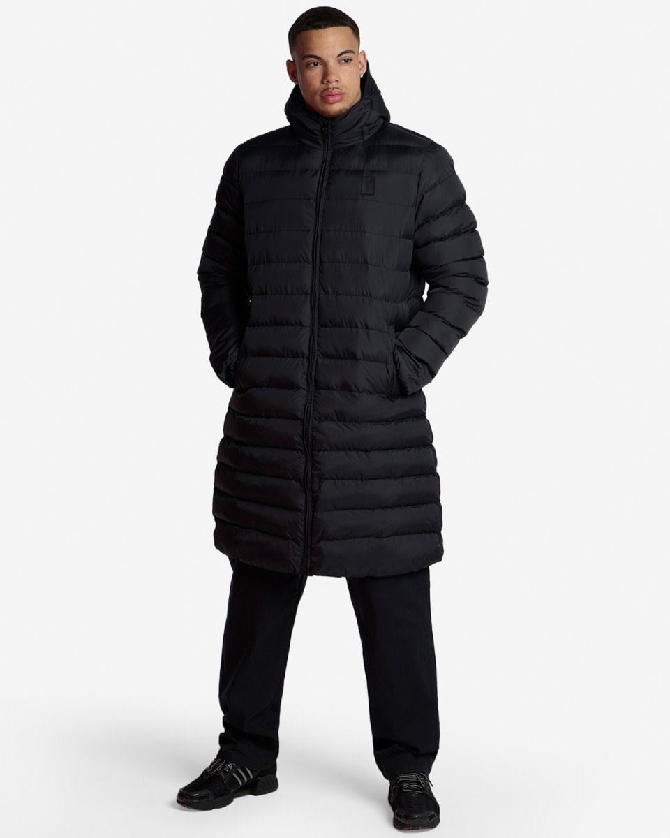 LFC Menns Lang Puffa Jakke Svart - Image 3